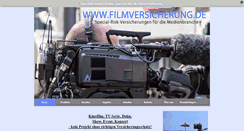 Desktop Screenshot of filmversicherung.de