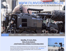 Tablet Screenshot of filmversicherung.de